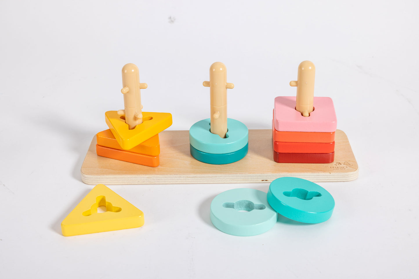 Twist and Pivot Stacking and Sorting Toy for Toddlers