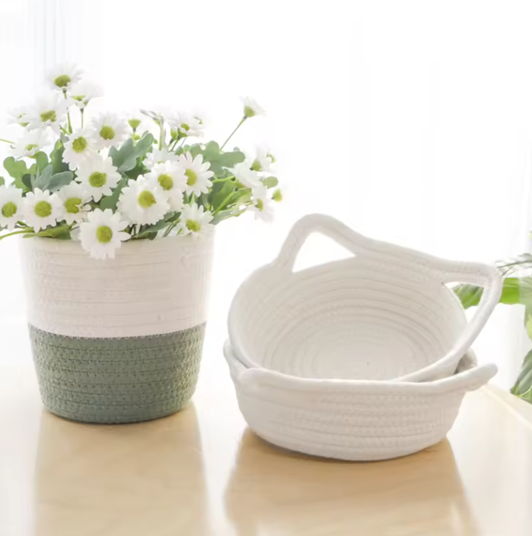 Woven Basket for Toy Storage and Toy Display