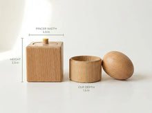 Load image into Gallery viewer, Set of Wooden Pincer Grasp and Egg Cup Puzzles