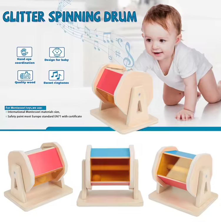 Montessori-Inspired Spinning Drum