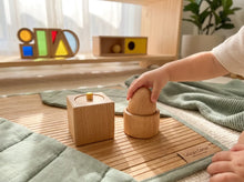 Load image into Gallery viewer, Set of Wooden Pincer Grasp and Egg Cup Puzzles