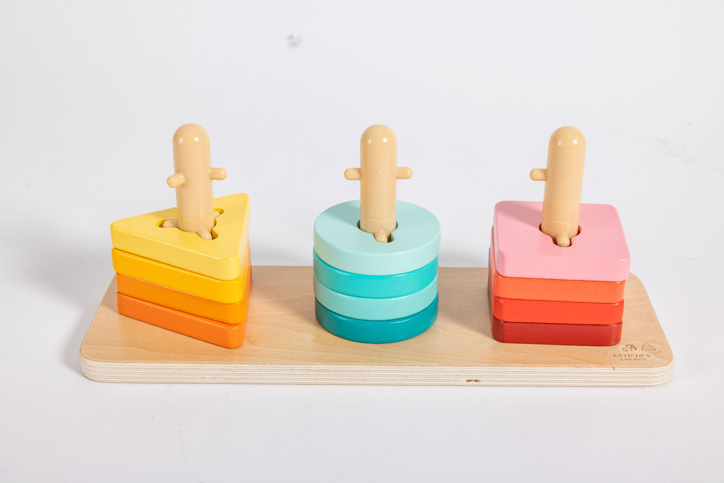 Twist and Pivot Stacking and Sorting Toy for Toddlers