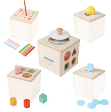 Load image into Gallery viewer, 5-in-1 Montessori Box Toy