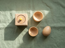 Load image into Gallery viewer, Set of Wooden Pincer Grasp and Egg Cup Puzzles