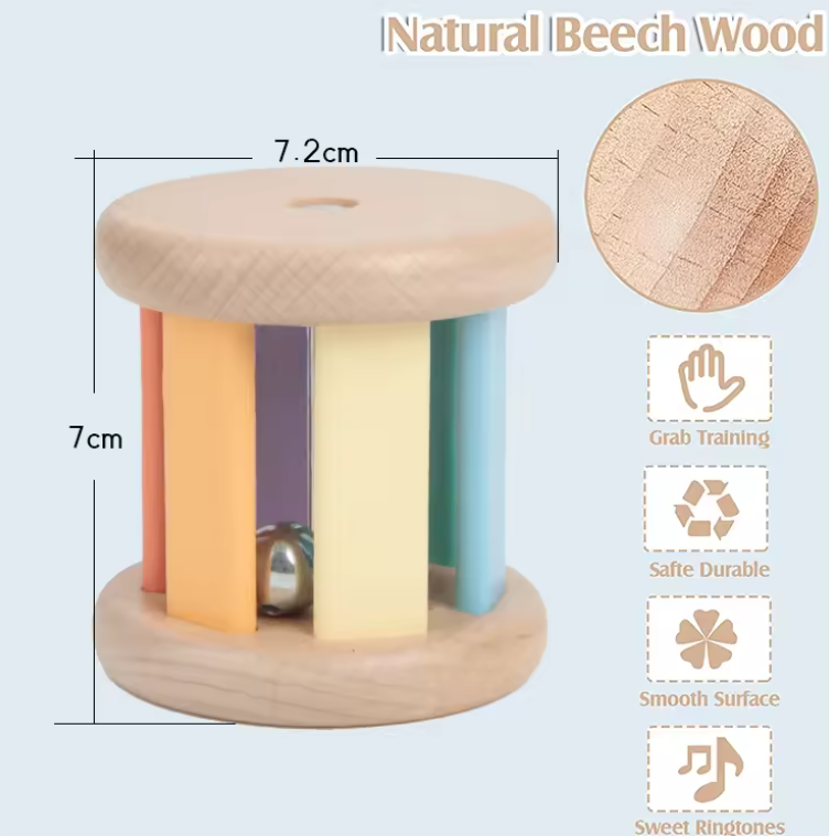 Montessori-Inspired Rolling Rattle