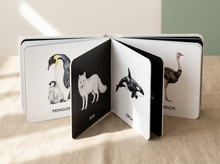 Load image into Gallery viewer, Black and White Contrast Book for Baby