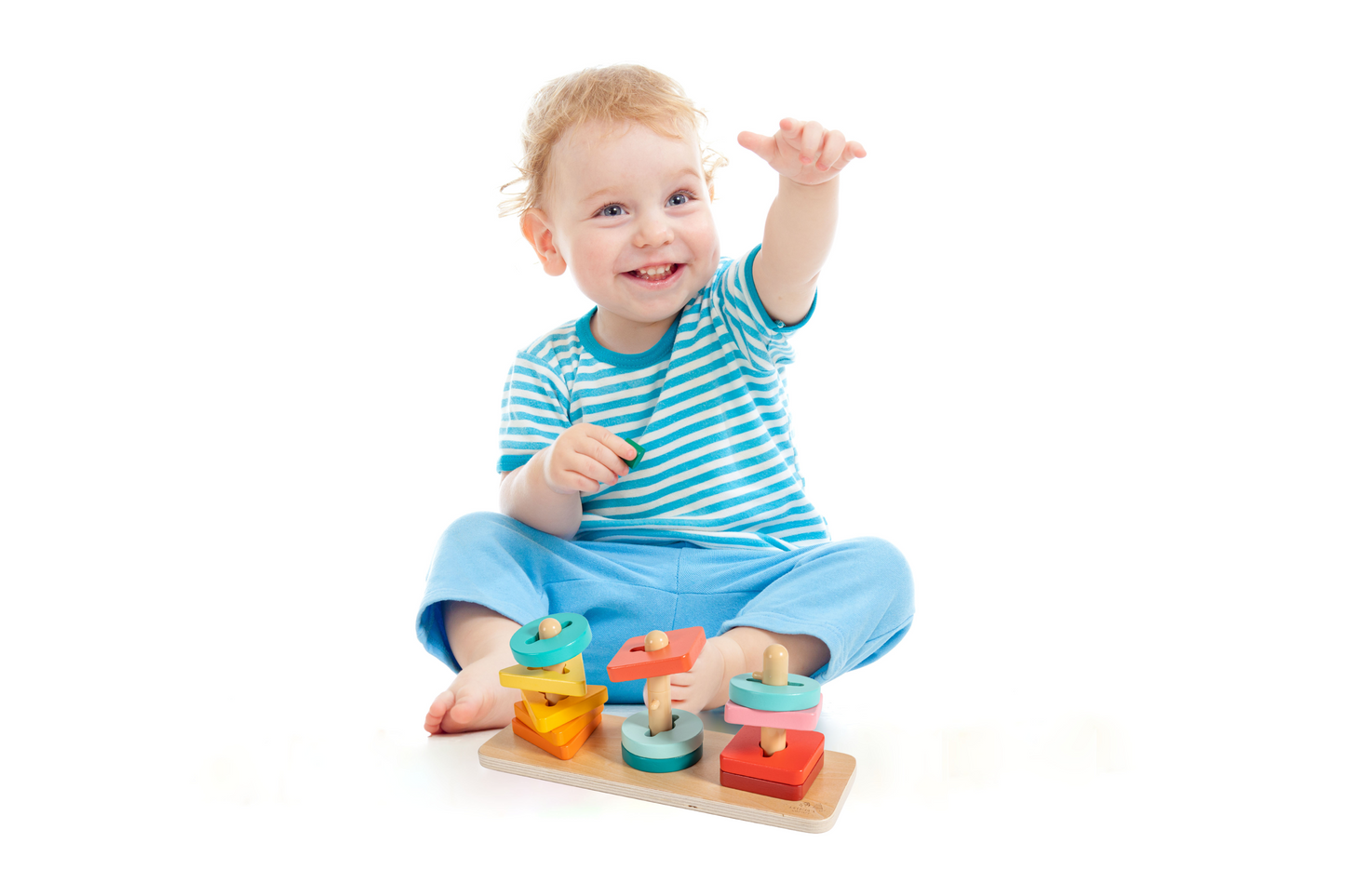 Twist and Pivot Stacking and Sorting Toy for Toddlers