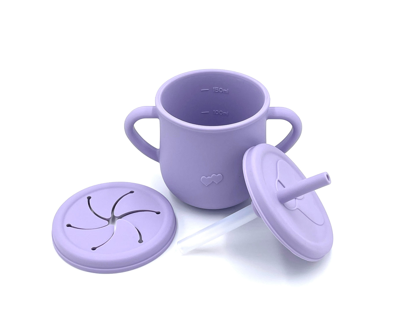 Sippy Cups with Extra Snack Lid