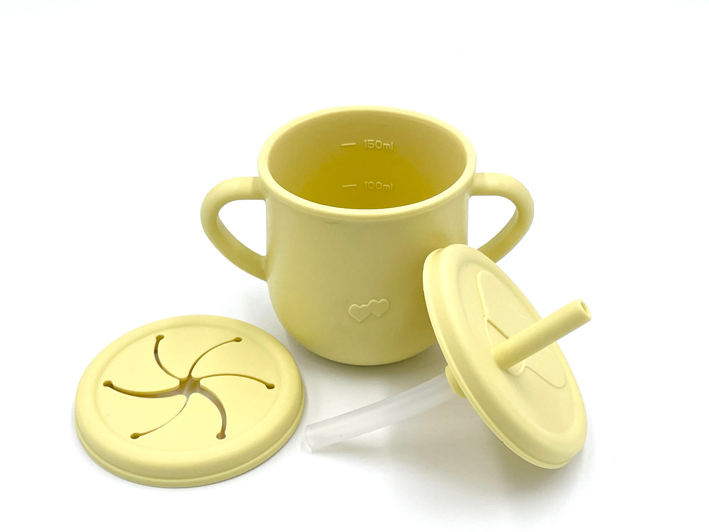 Sippy Cups with Extra Snack Lid