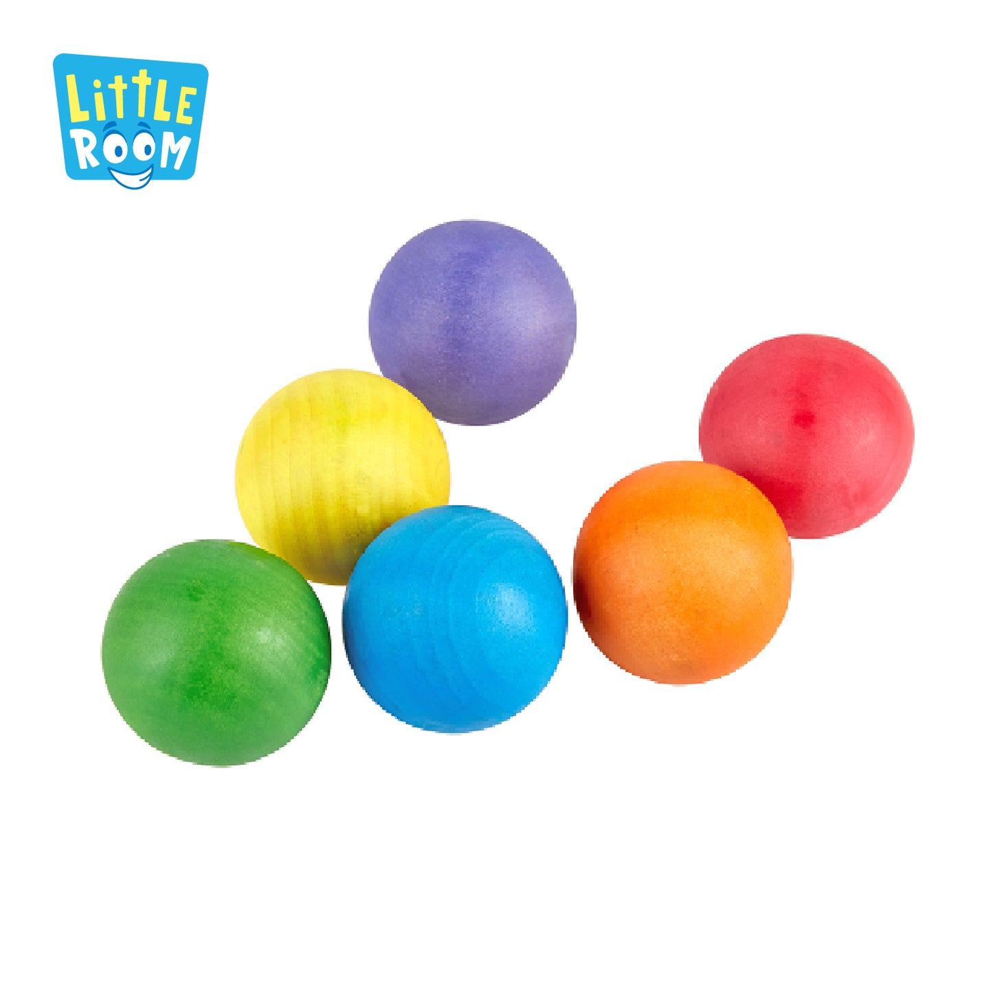 6-Piece Wooden Ball