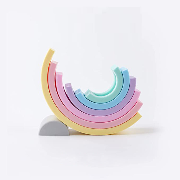 Silicone Stacking Rainbow