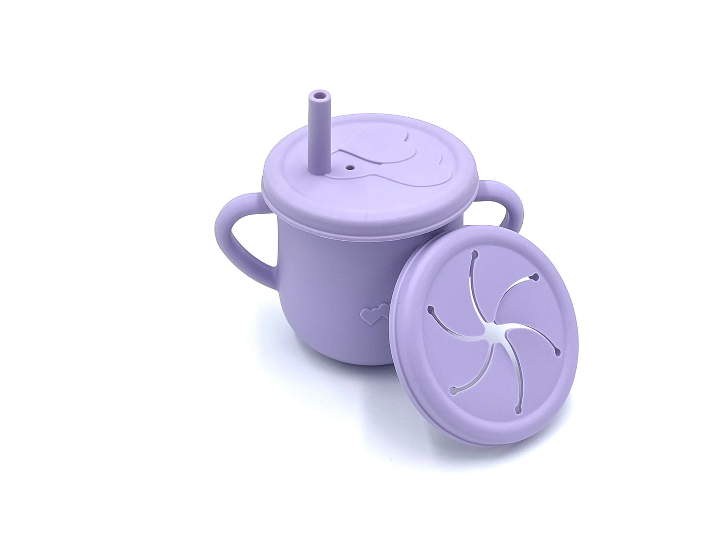 Sippy Cups with Extra Snack Lid