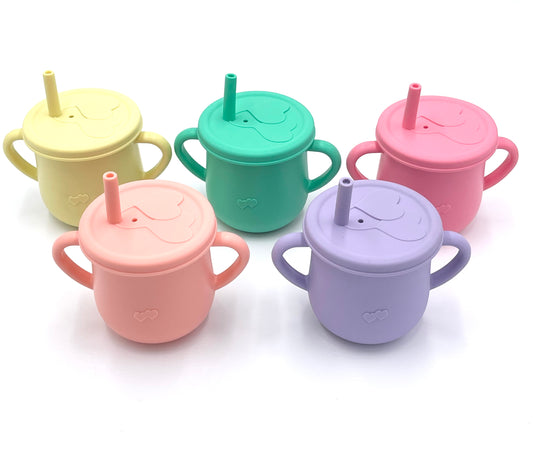 Sippy Cups with Extra Snack Lid