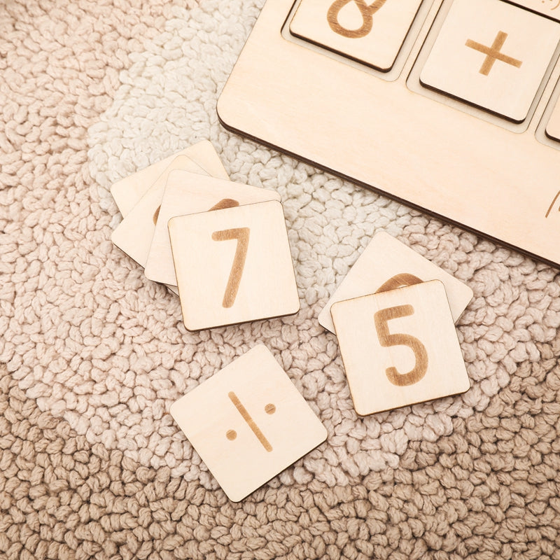 Wooden Arithmetic Board