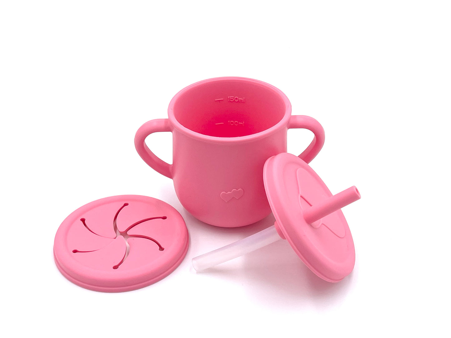 Sippy Cups with Extra Snack Lid