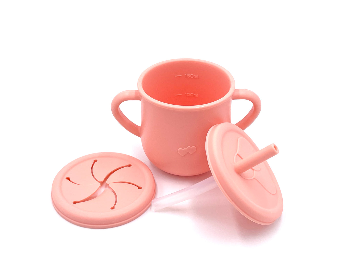 Sippy Cups with Extra Snack Lid