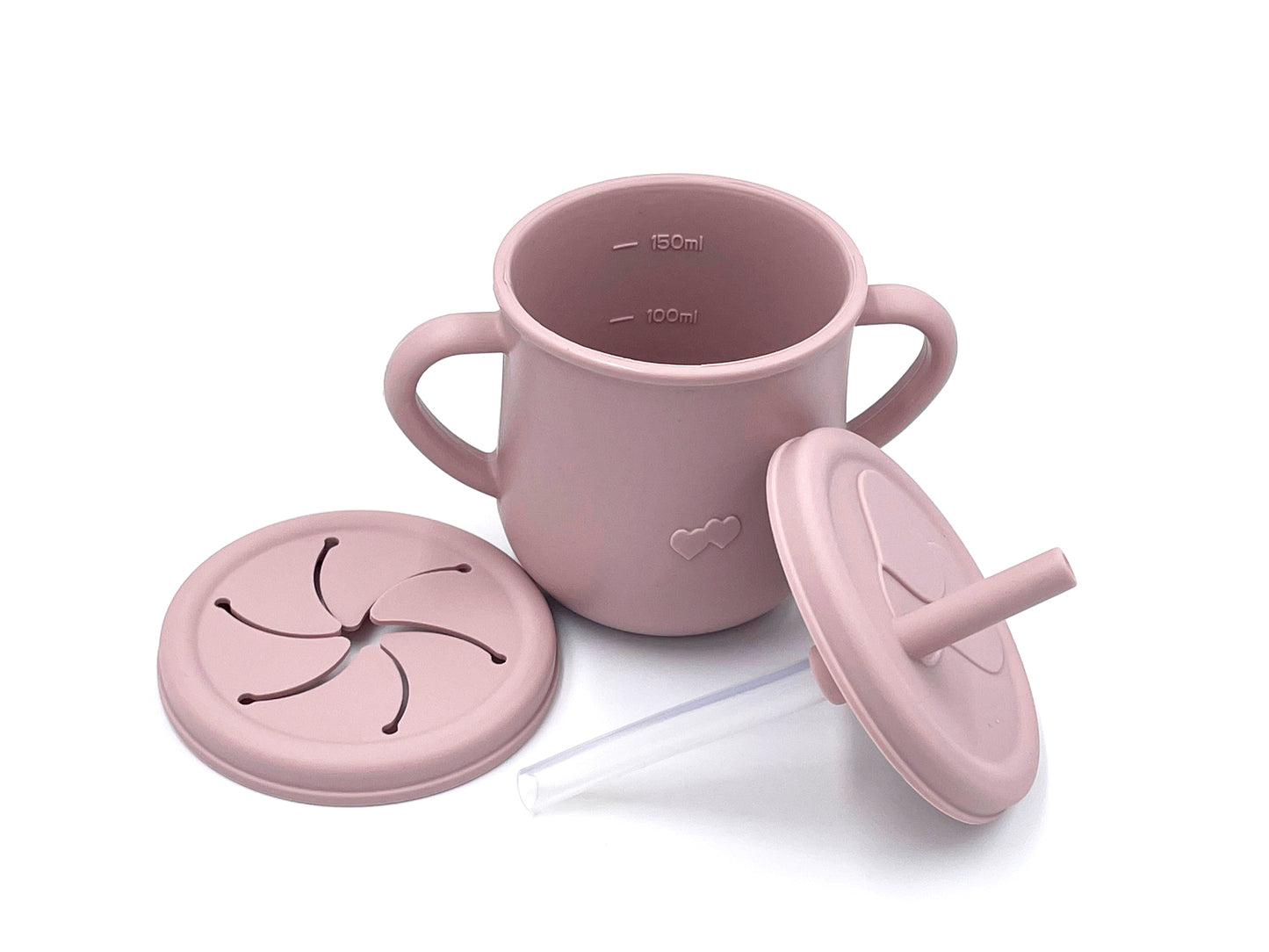 Sippy Cups with Extra Snack Lid
