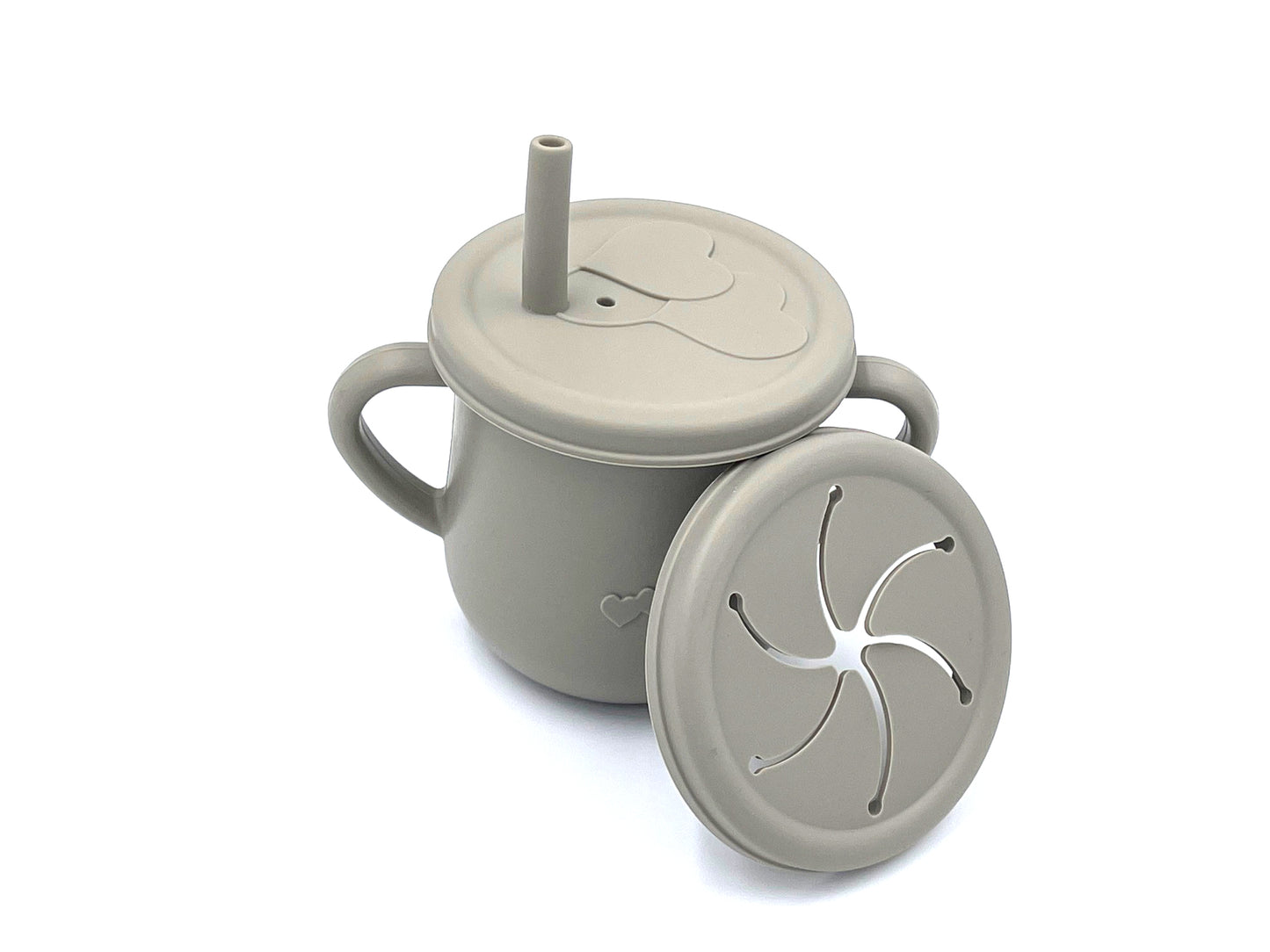 Sippy Cups with Extra Snack Lid