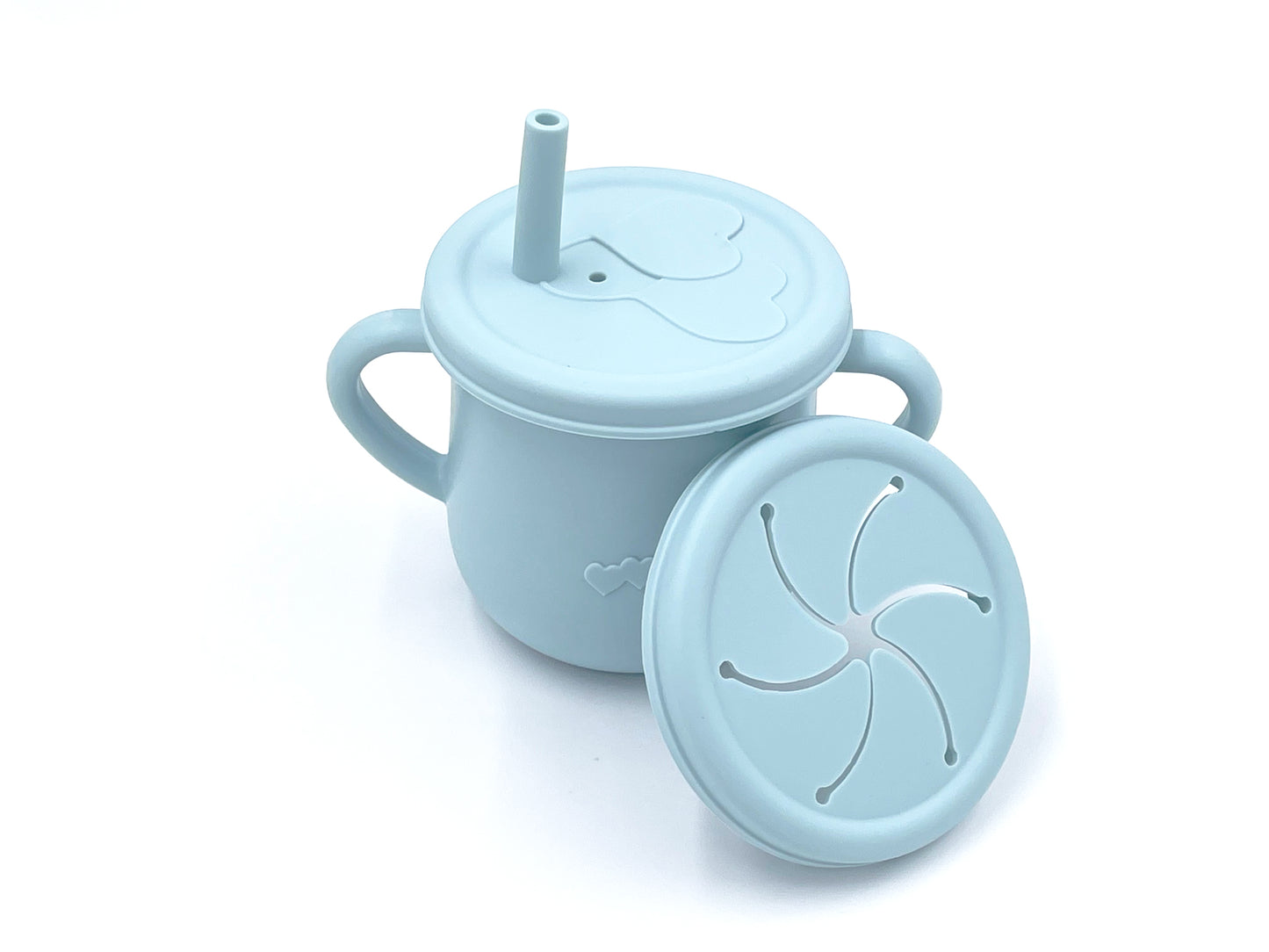 Sippy Cups with Extra Snack Lid