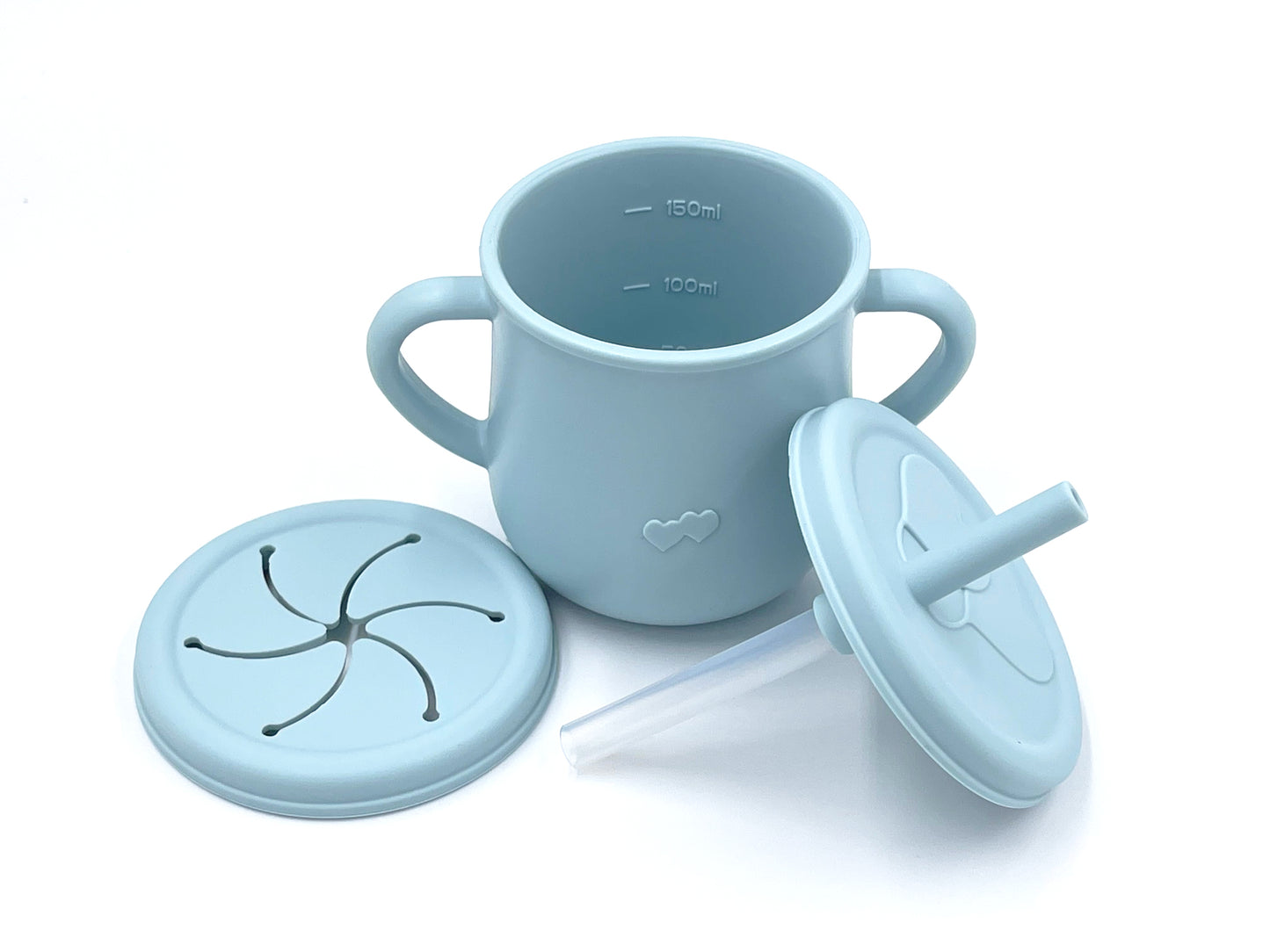 Sippy Cups with Extra Snack Lid