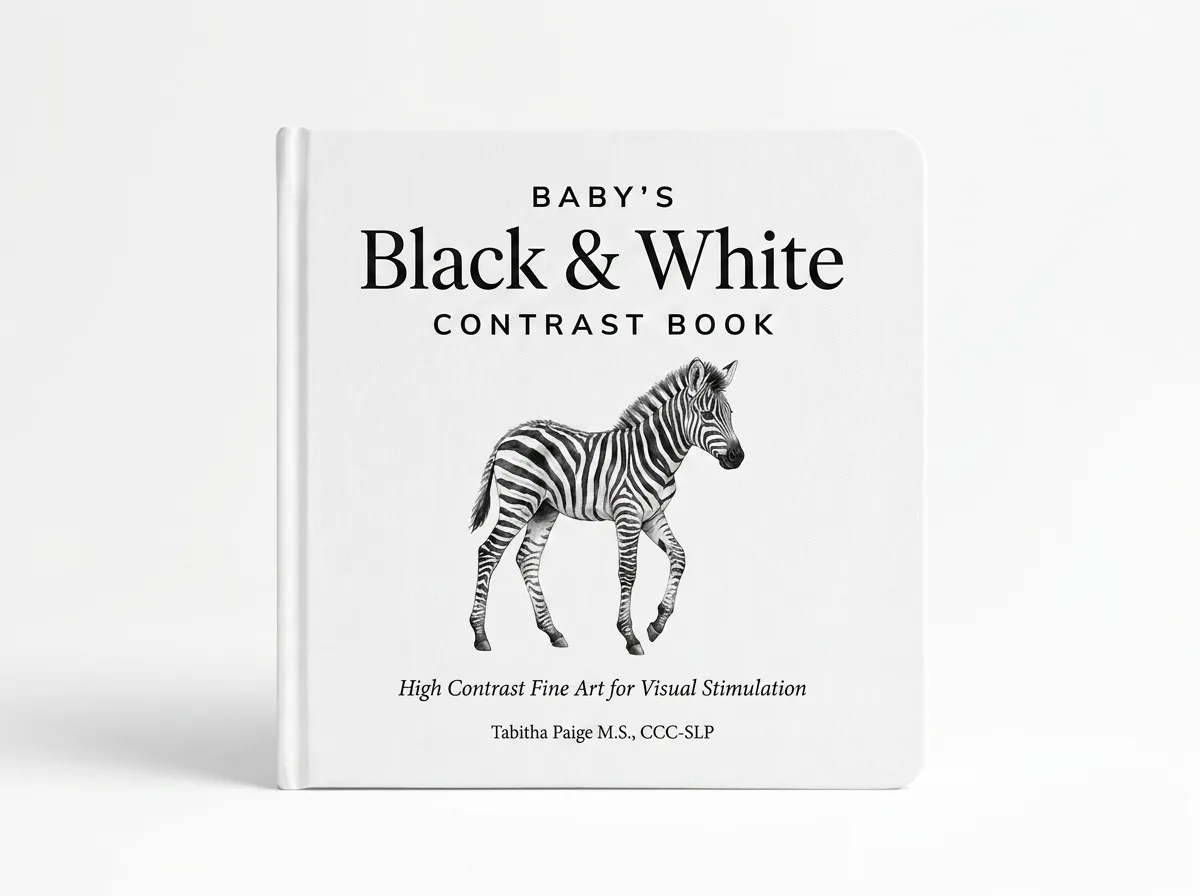 Black and White Contrast Book for Baby