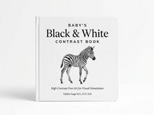 Load image into Gallery viewer, Black and White Contrast Book for Baby
