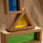 6-Piece Shape Blocks with Colored Acrylics