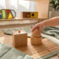 Set of Wooden Pincer Grasp and Egg Cup Puzzles