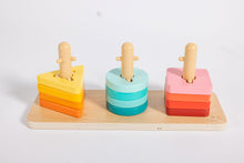 Load image into Gallery viewer, Twist and Pivot Stacking and Sorting Toy for Toddlers
