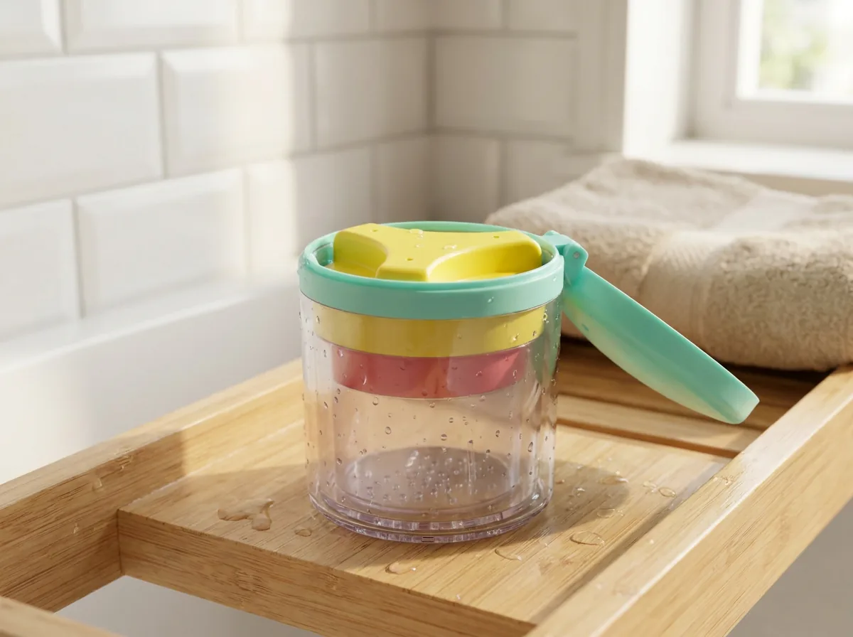 Montessori-Inspired Grip Canisters with Lid