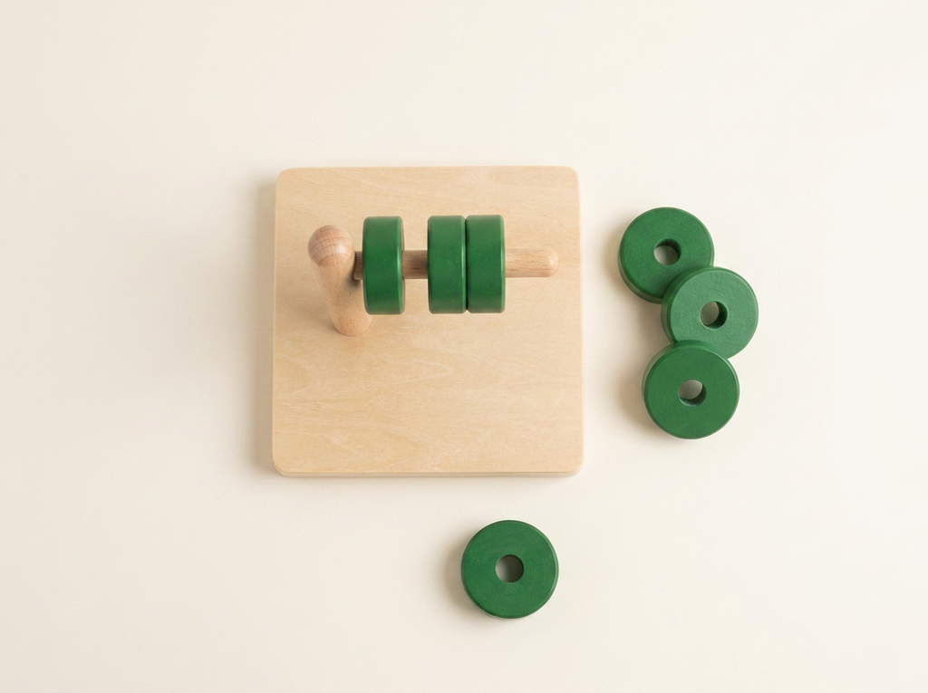 Horizontal Dowel with Discs