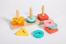 Load image into Gallery viewer, Twist and Pivot Stacking and Sorting Toy for Toddlers

