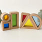 6-Piece Shape Blocks with Colored Acrylics