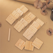 Load image into Gallery viewer, Alphabet Writing Practice Wooden Chips
