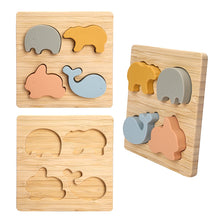 Load image into Gallery viewer, Colored Animal Puzzle
