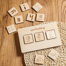 Load image into Gallery viewer, Wooden 3-Letter Word Board
