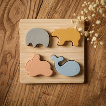 Load image into Gallery viewer, Colored Animal Puzzle
