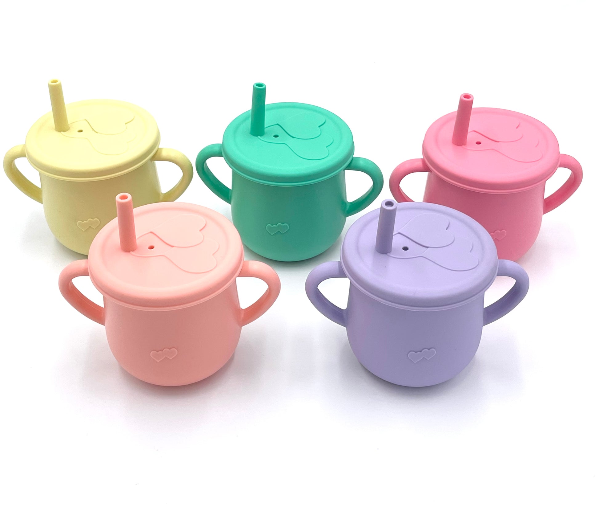 Toddler Cup, Silicone Sippy Cup with Straw, with Snack Lid, Honey Pot  Design