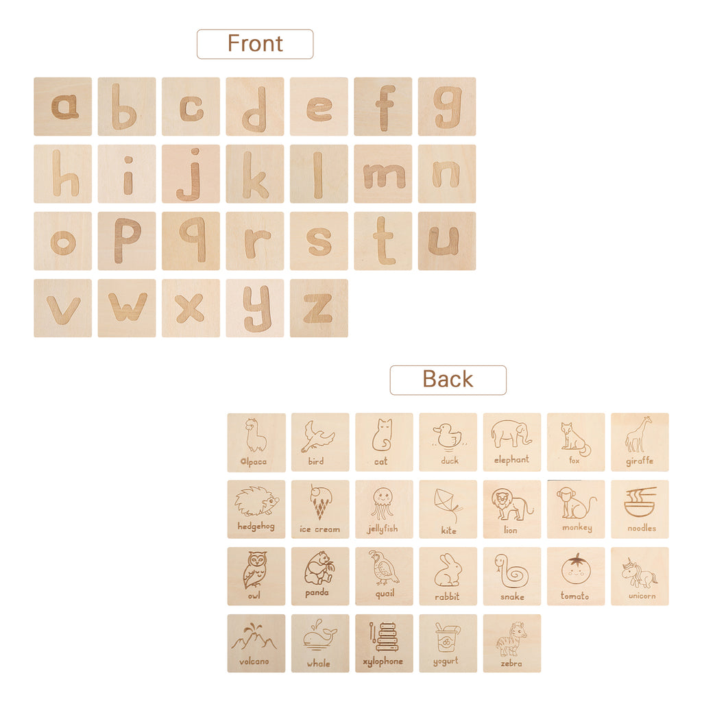 Wooden 3-Letter Word Board