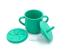 Load image into Gallery viewer, Sippy Cups with Extra Snack Lid
