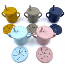 Load image into Gallery viewer, Sippy Cups with Extra Snack Lid
