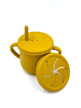 Load image into Gallery viewer, Sippy Cups with Extra Snack Lid
